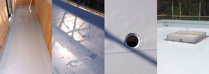 Impermeabilzzazione tetti piatti in PVC